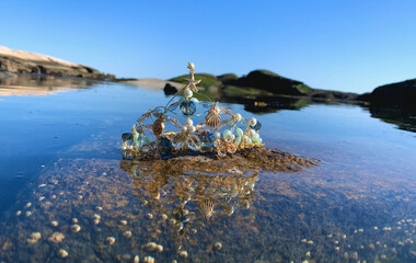 Mermaid Crown on Rock © Sarah