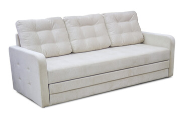 Soft furniture on a white background in isolation