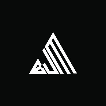 B J M letter logo creative design. BJM icon