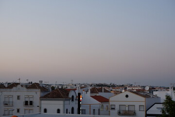 Stadt Sonnenuntergang