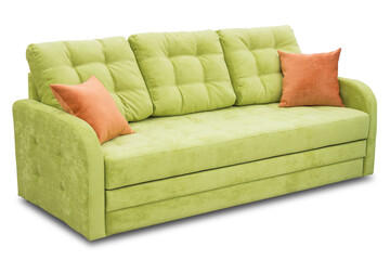 Soft furniture on a white background in isolation