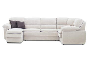 Soft furniture on a white background in isolation