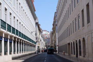 Fototapeta na wymiar Stadt Lissabon Straßen