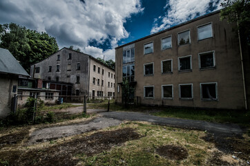 alte Ruinen stillgelegt