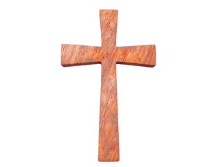 3d render classic shape simple cross