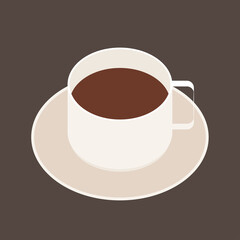Coffee cup vector. Coffee logo design.