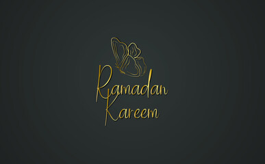 Fototapeta na wymiar Ramadan Kareem Greeting Card. Ramadhan Mubarak.