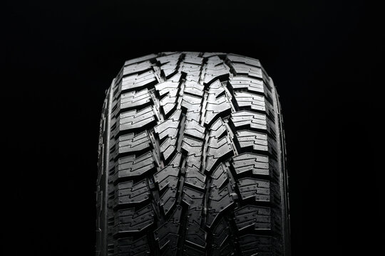 all terrain tire pattern 4wd, front tire view