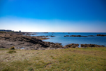 Cote sauvage atlantique quiberon bretagne france