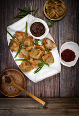 Indian samosa snacks