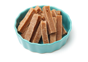 Hawthorn products on white background