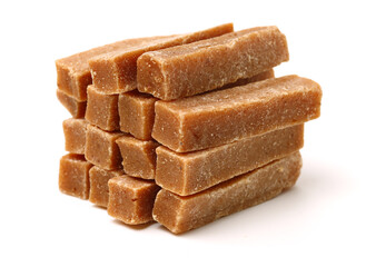 Hawthorn products on white background