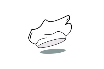 Illustration Chef'S Hat icon from food collection. Simple line element Chef'S Hat symbol for templates, web design.