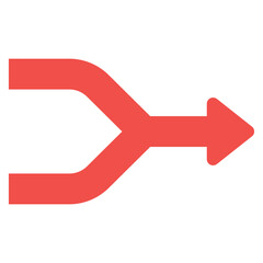 An icon design of murge arrow