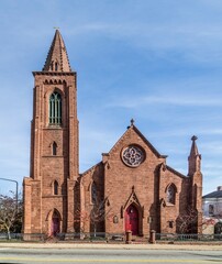 Fototapeta na wymiar St. James Episcopal Church in New London
