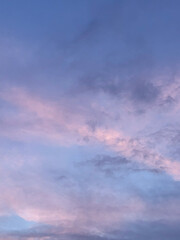 clouds at sunset