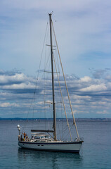 Fototapeta premium sailboat on the sea