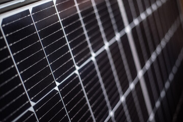 OZE Solar panels - obrazy, fototapety, plakaty