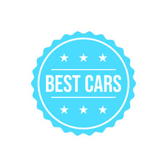 Obraz premium Best cars deal icon label badge design vector