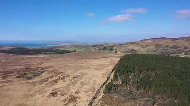 Flying from Glenties to Maasin County Donegal - Ireland.