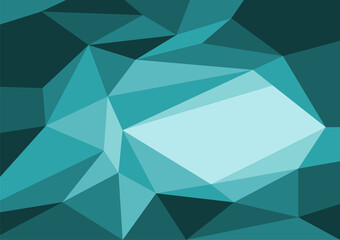 Vector illustration business template design square mint green mosaic background