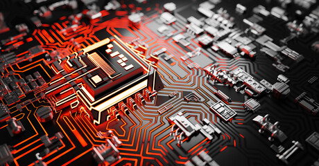Modern circuit board, hardware