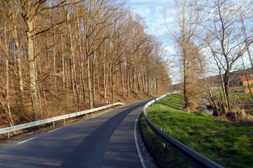 Straße von Reichmannsdorf nach Mühlhausen