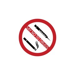 International Day Against Drug Abuse and Illicit Trafficking Vector Design