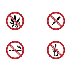 International Day Against Drug Abuse and Illicit Trafficking Vector Design