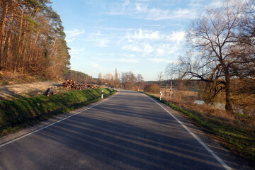 Straße von Reichmannsdorf nach Mühlhausen