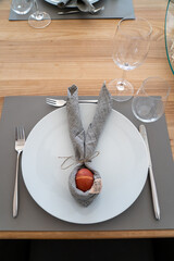 Osterliche Tischdekoration