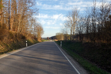 Straße von Reichmannsdorf nach Mühlhausen