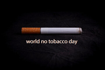 Close-up Of A Cigarette - World No Tobacco Day