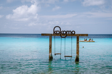 Curacao Caribbean Island, Kokomo Beach Views around the Caribbean island of Curacao on a bright day