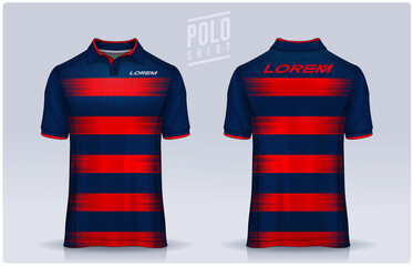 t-shirt polo templates design. uniform front and back view.