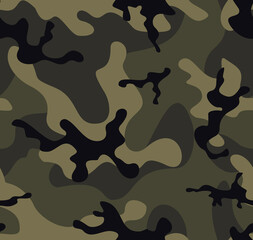 
Abstract camouflage modern vector pattern, woodland texture.