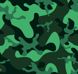 
Abstract green camouflage texture, repeat print.