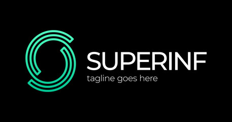 Letter S logo. Infinity Letter S Logo Design Template. Vector logotype design for business.