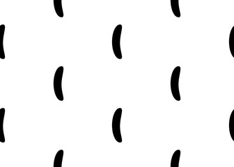 Obraz premium Black geometric element on a white background. Seamless texture. For wrapping paper, and fabric.