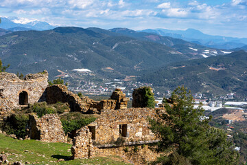Fototapeta na wymiar view of the town of kotor country