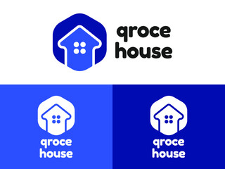 Qroce House Logo Design
