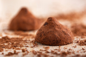Craft chocolate truffles