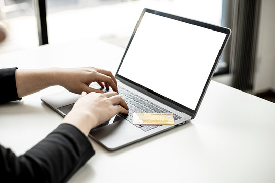 The concept of using credit card to pay for goods or services on online websites, online shopping by credit card, full card information on the website can pay for goods and services.