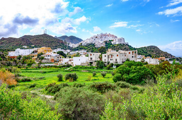 Fototapeta na wymiar Mojacar, Village, Mojacar, Almeria, Andalusia, Spain