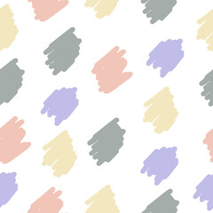 paint strokes pastel colors seamless pattern. digital paper. colorful background. textiles, wrapping, scrapbook, wallpaper, delicate texture.