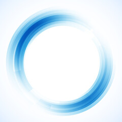 Geometric frame from circles, vector abstract background, wallpaper