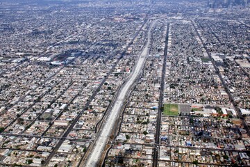 Fototapeta premium Luftaufnahme über Los Angeles