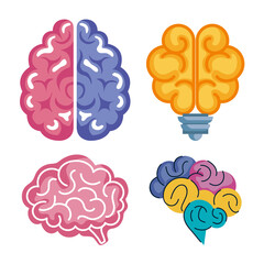 four creative brains