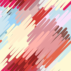 Vector seamless scribble pattern, colorful chaotic lines background.