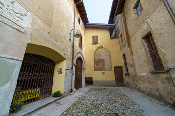 Fototapeta na wymiar Castiglione Olona, historic town in Varese province